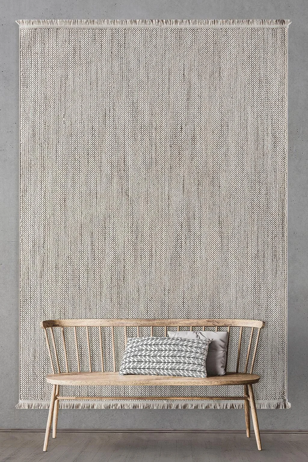 Agra - Smoke Modern İskandinav Desenli Oturma Odası Halısı