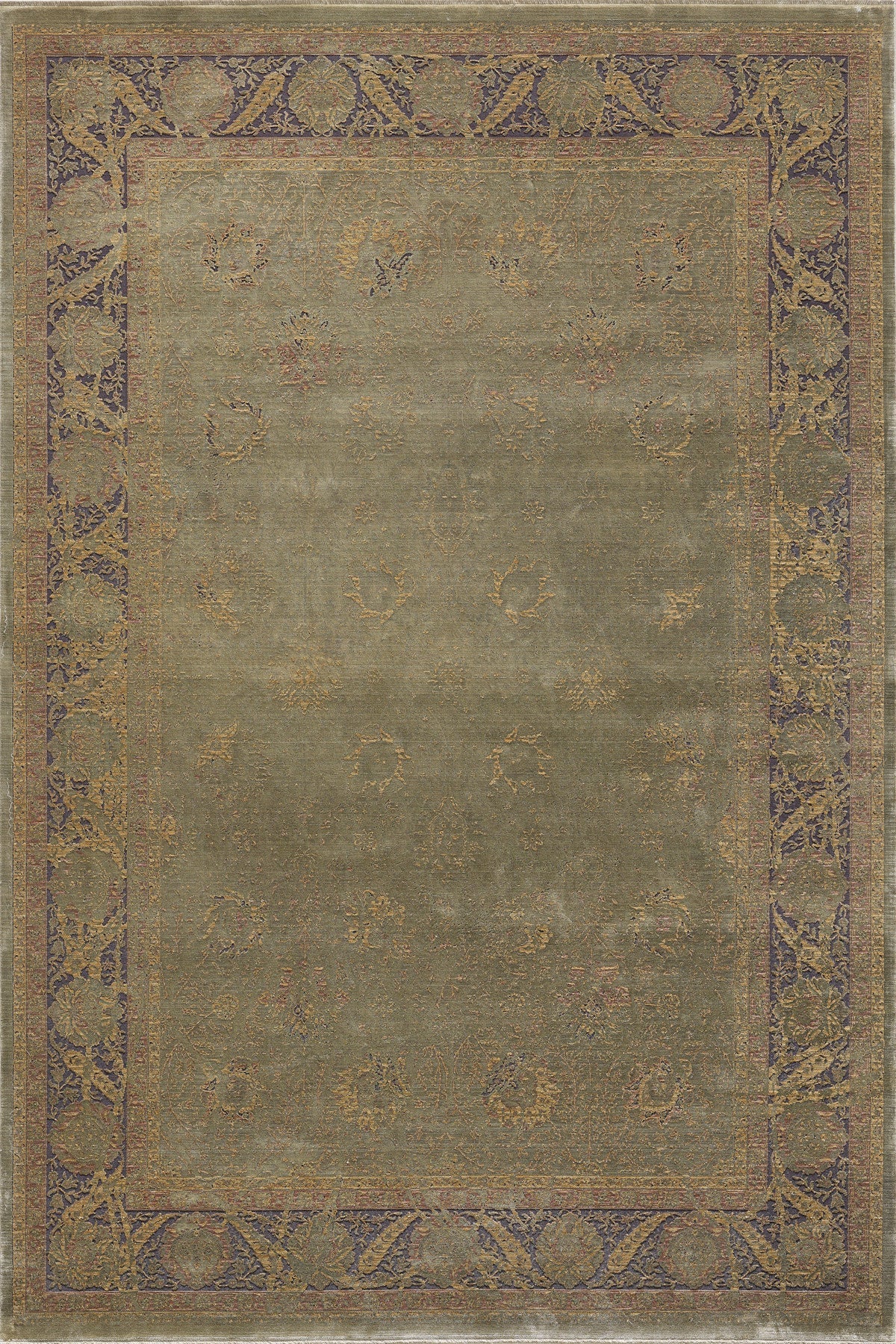 Gordion - Vertkelly Kedinden Saçaklı Modern Halı