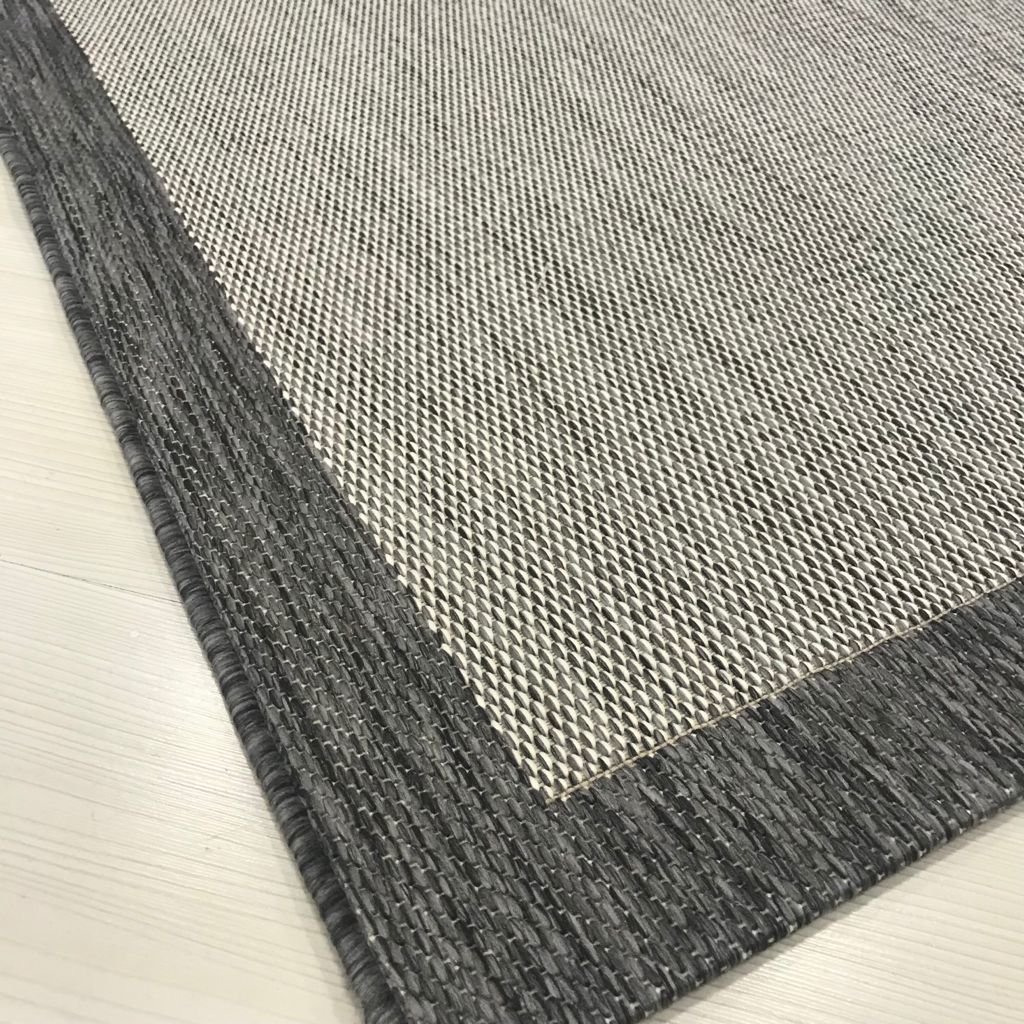 Jüt Sisal Gri Makine Halısı