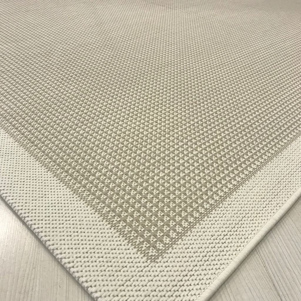 Jüt Sisal Beyaz Krem Makine Halısı