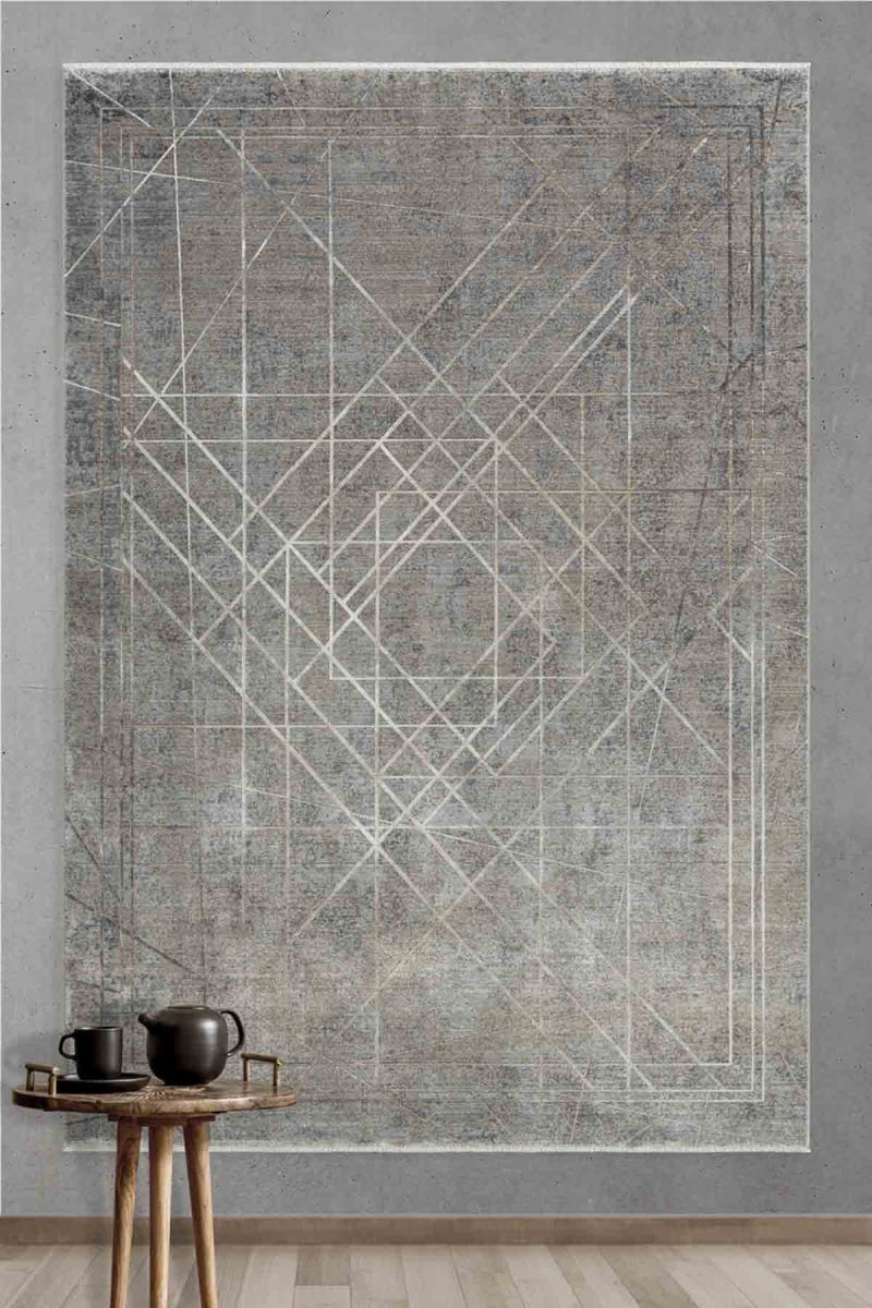 Soho Mood - Crimson Akrilik Klasik Modern Oval Halı